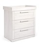 Atlas 2 Piece Cotbed with Dresser Changer Set - White image number 8